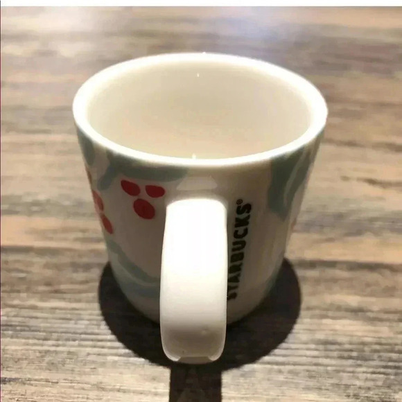 Starbucks 2018 Cherry Ceramic Holiday Espresso  Mug - Picture 4 of 7
